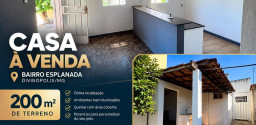 Casa à Venda No Bairro Esplanada – Oportunidade Para Morar, Investir Ou Construir